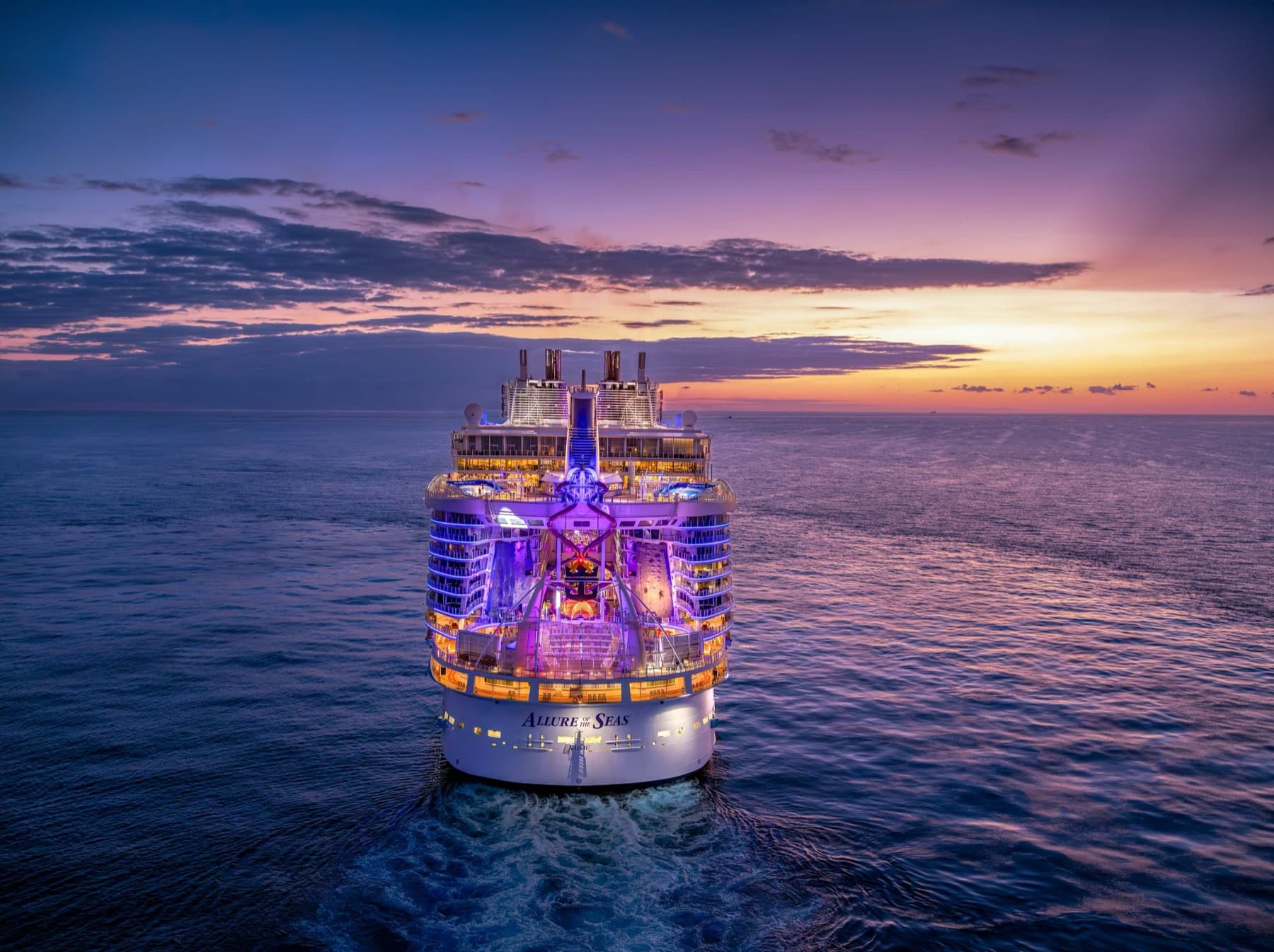 Allure of the Seas: verified real exterior ship image.