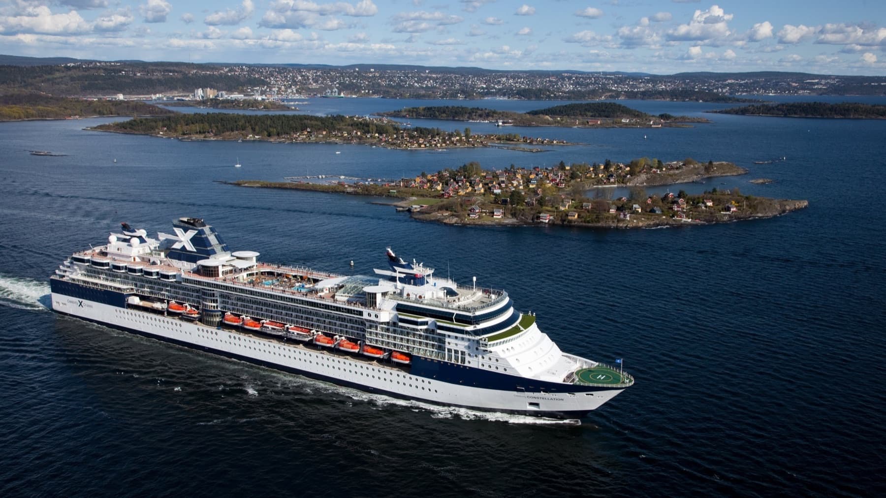 Celebrity Constellation: verified real exterior ship image.