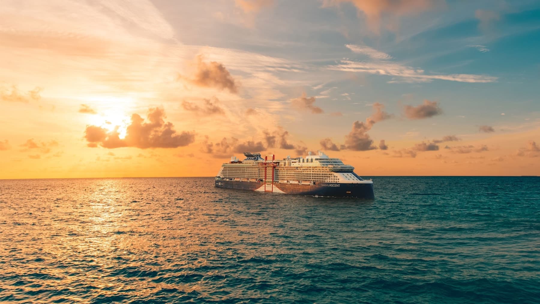 Celebrity Ascent: verified real exterior ship image.