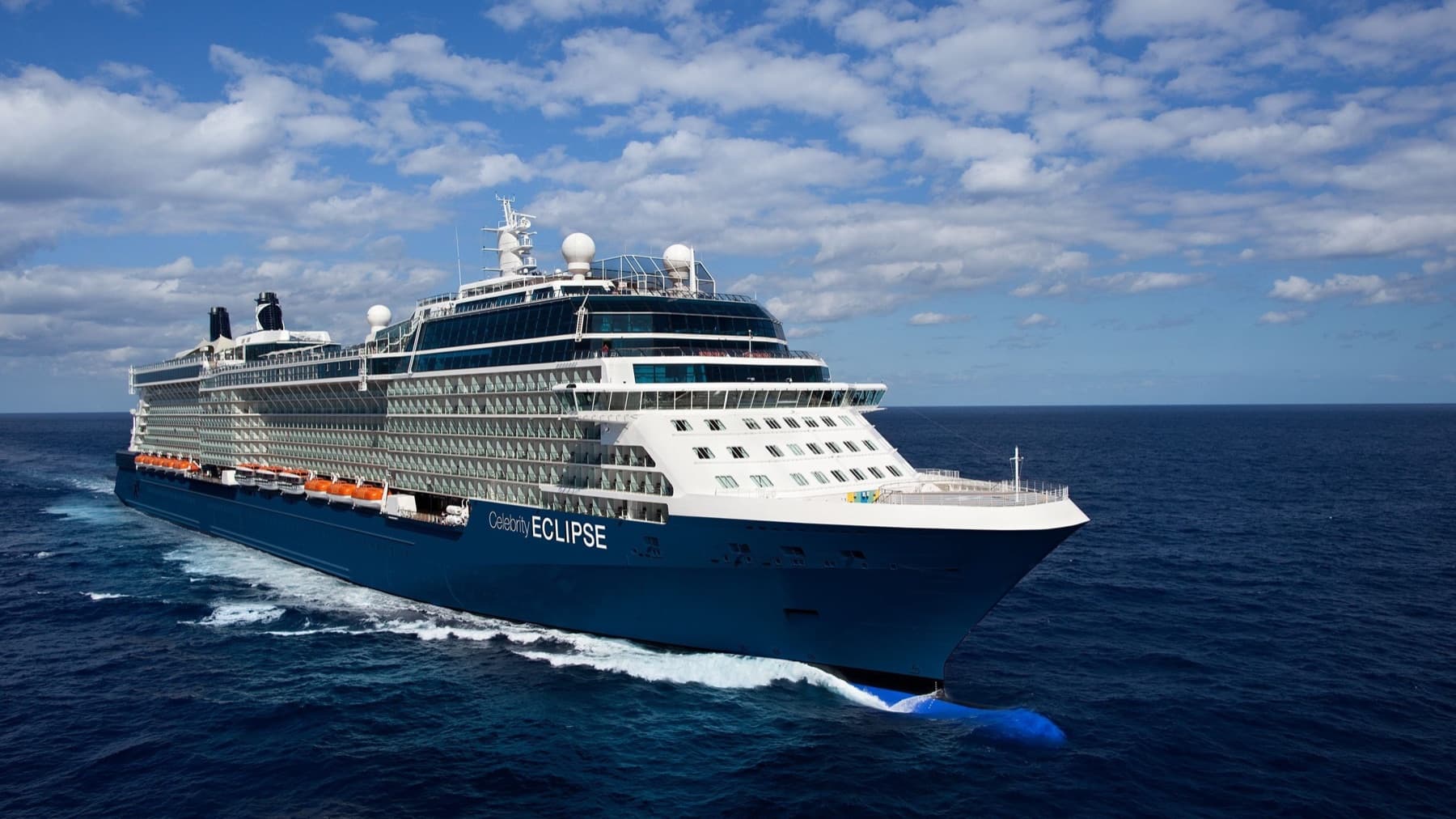 Celebrity Eclipse: verified real exterior ship image.