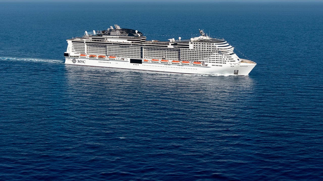 MSC Meraviglia: verified real exterior ship image.